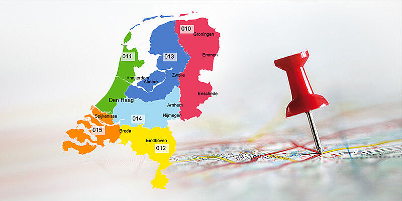 [Translate to Französisch:] [Translate to BeNeLux-fr:] Pin auf Karte der Niederlande